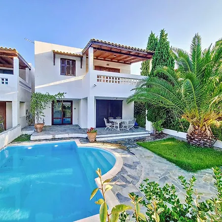 Villa, Swimming Pool For 8 * Thermisía