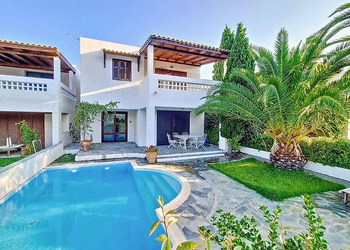 Villa, Swimming Pool For 8 * Thermisía